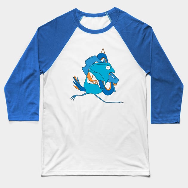 Dimensional Runner Baseball T-Shirt by TylerHasbrouck
